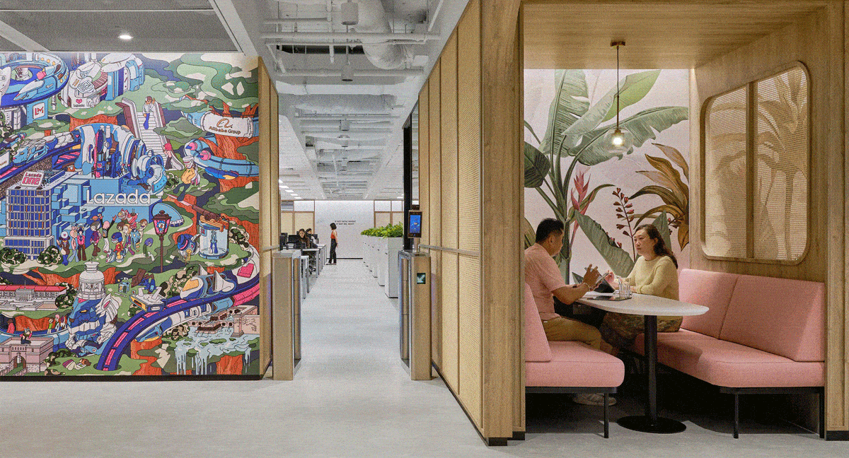 Bureau de design graphique Lazada Singapour